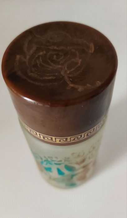 FRASCO Perfume Antigo. Pintado à mão.