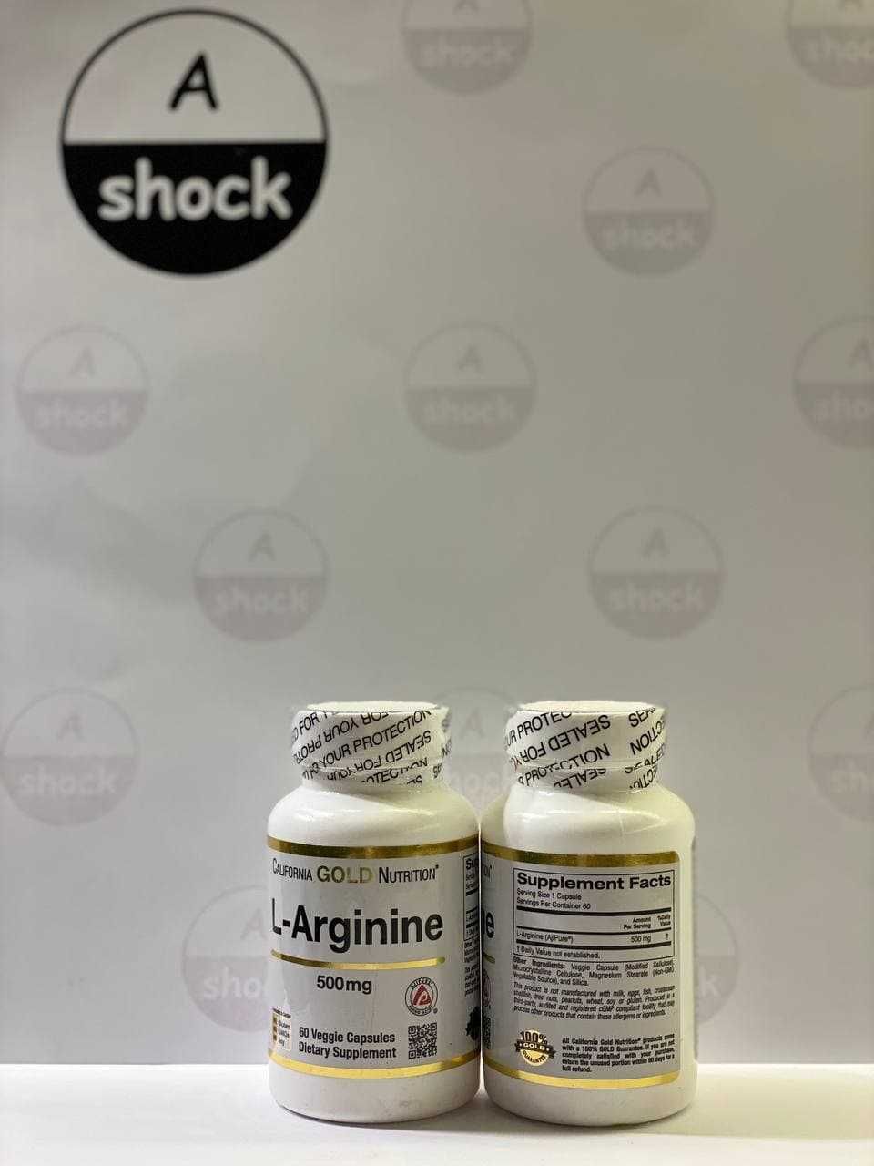 Аргинин California Gold Nutrition L-Arginine 500 mg 60caps есть омега