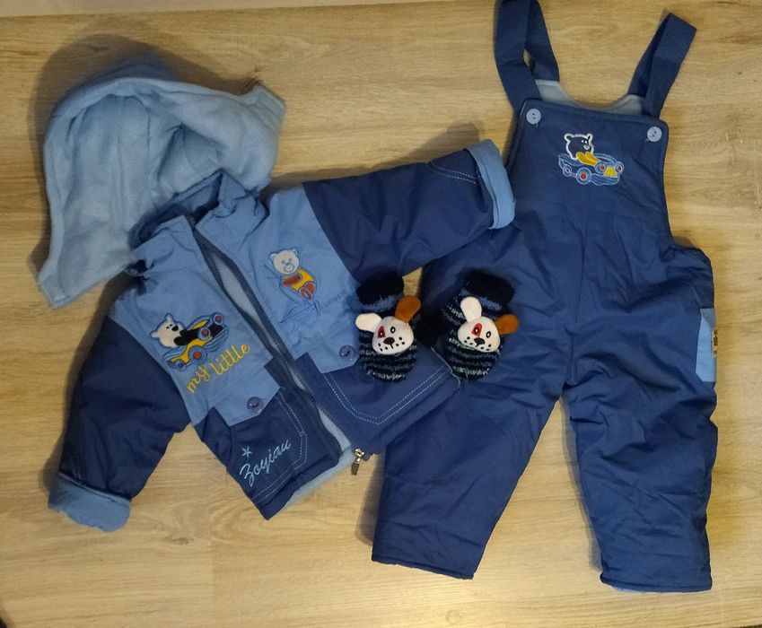 Kurtka i spodnie - komplet zimowy niemowlęcy