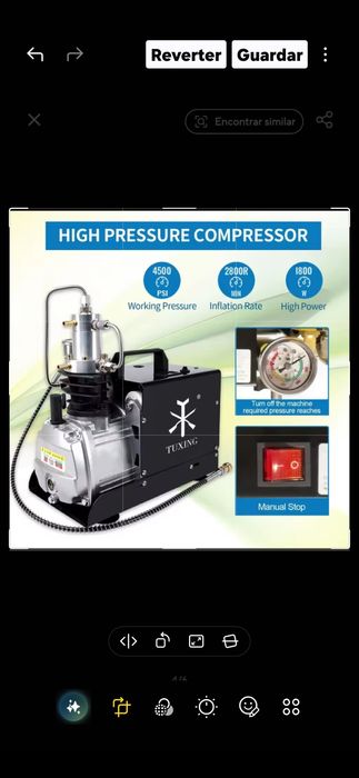 Compressor Carabina PCP 300 Bares