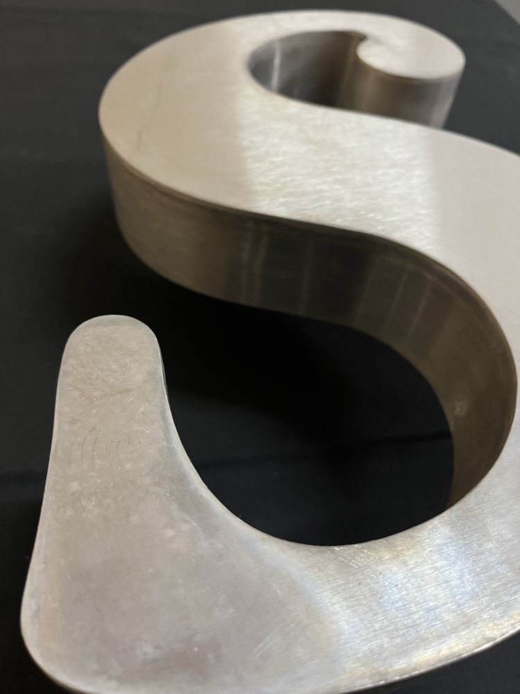 Letras 3 D em aço inox