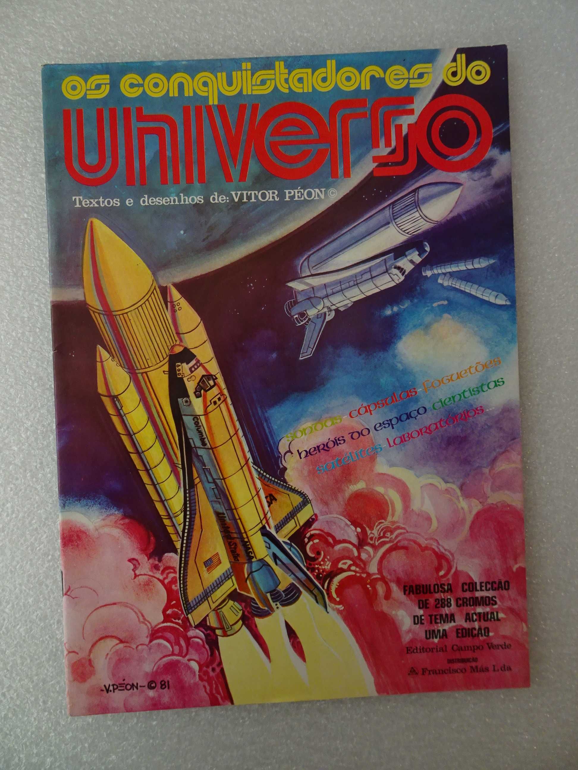 Caderneta de cromos vazia Os Conquistadores do Universo