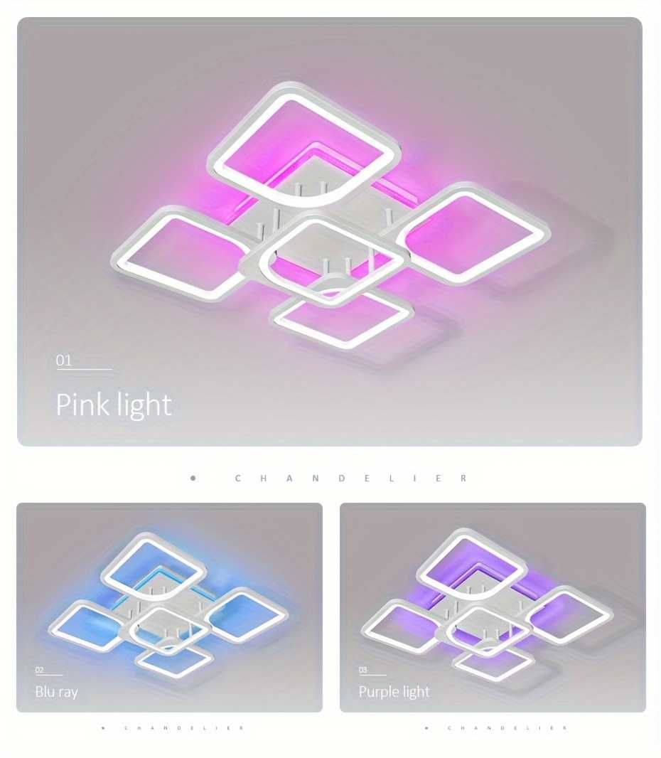 Світильник на стелю, люстра LED 60*60 см 100w