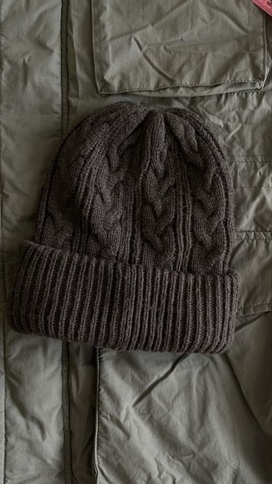 Чоловіча зимова куртка, парка hm розмір l, зимова шапка чоловіча