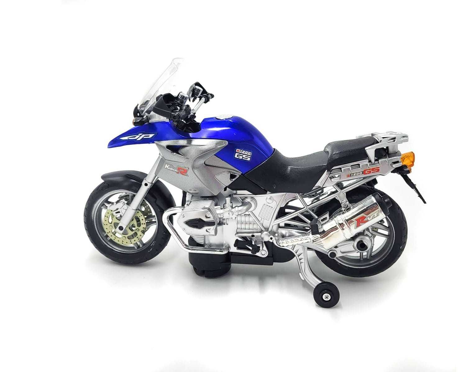 Motocykl motor interaktywny światło dźwięk w skali 1:8