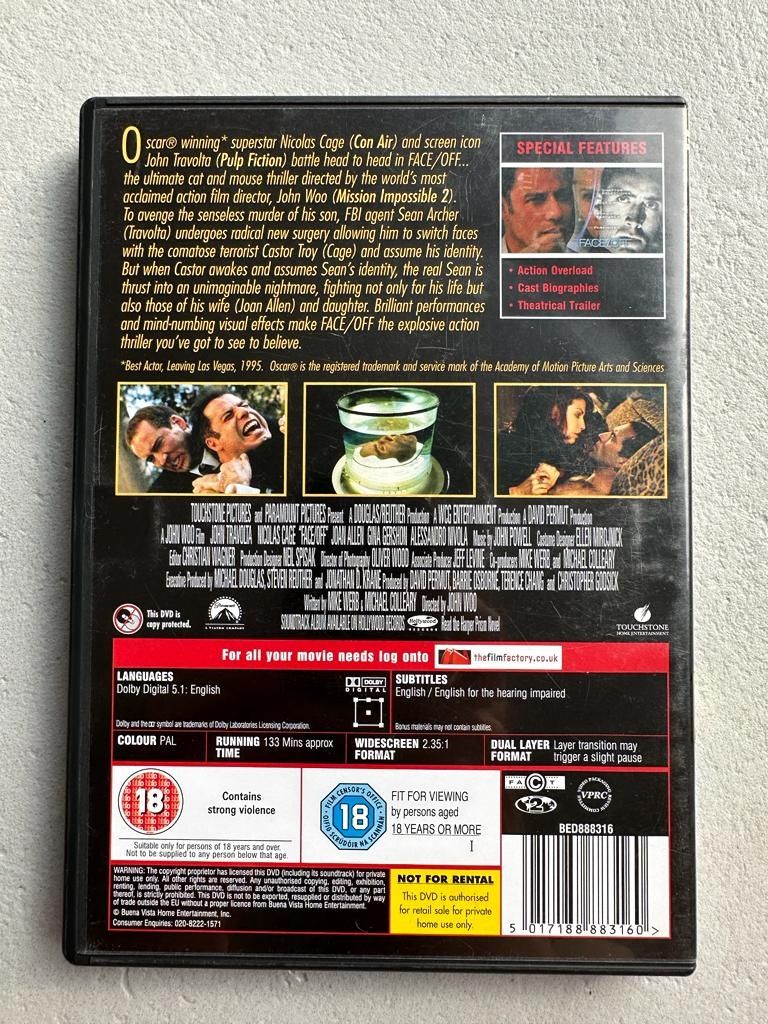 Film Face OFF DVD