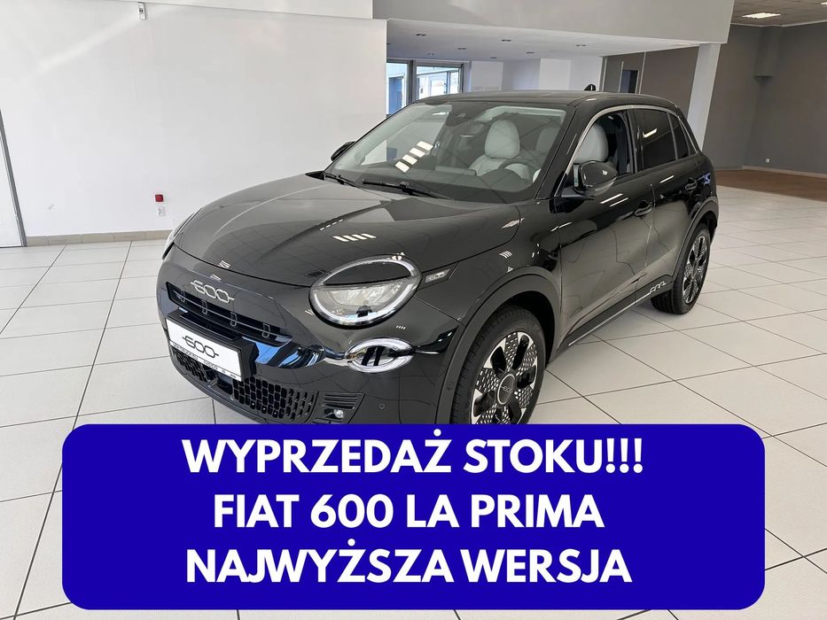 Fiat 600 WYPRZEDAŻ Najwyższa wersja wyposażenia !!! Automat, hybryda