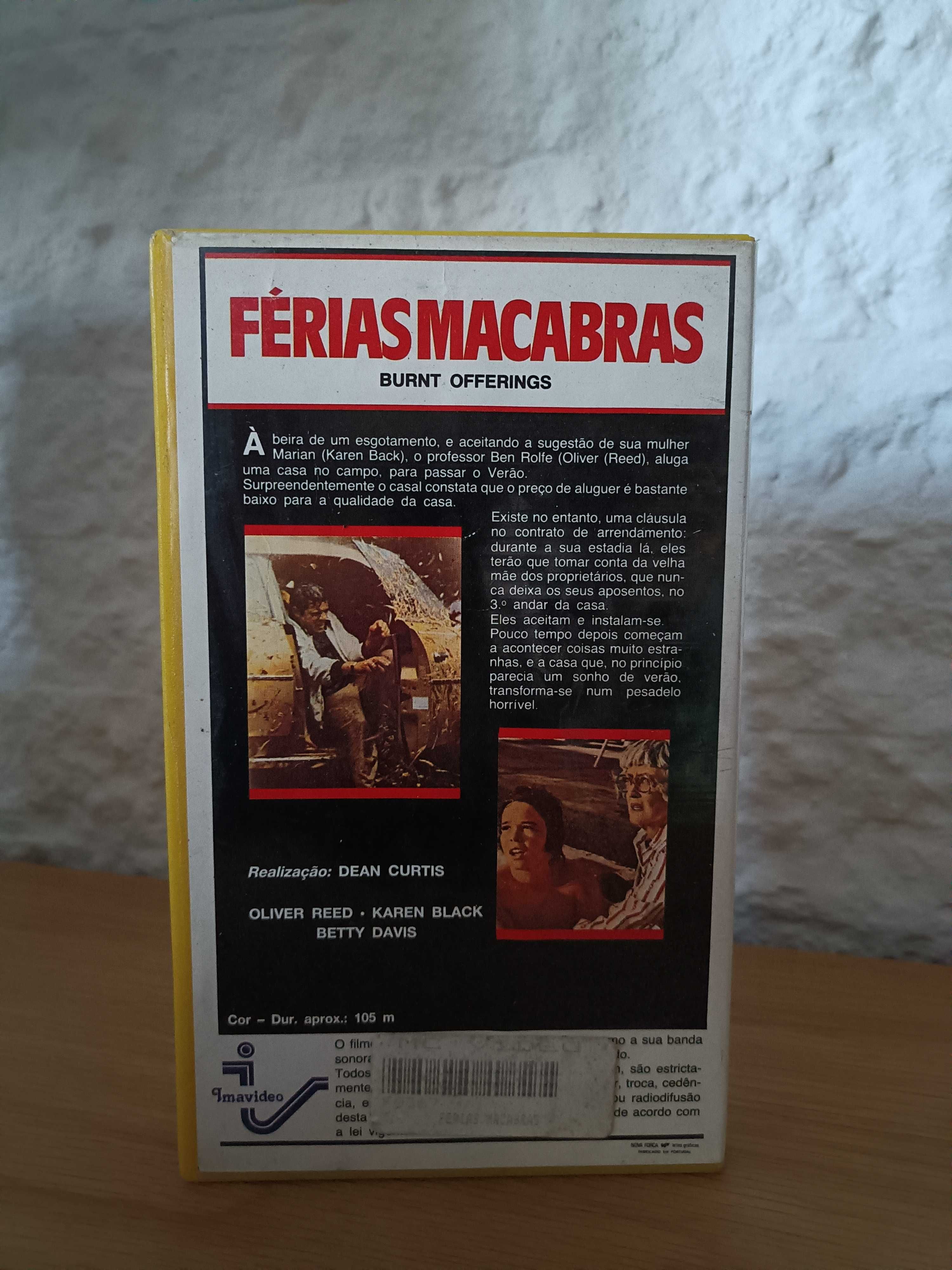 Filme VHS Férias Macabras (Burnt Offerings)