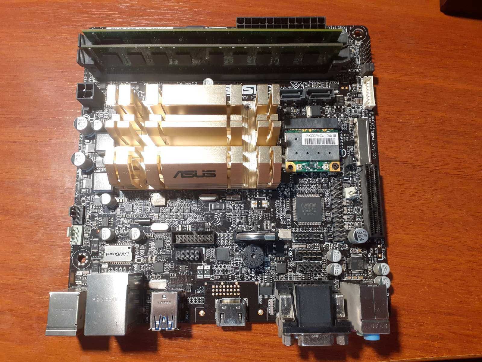 Материнська плата Asus N3150I-C + 8GB DDR3 + Wi-Fi