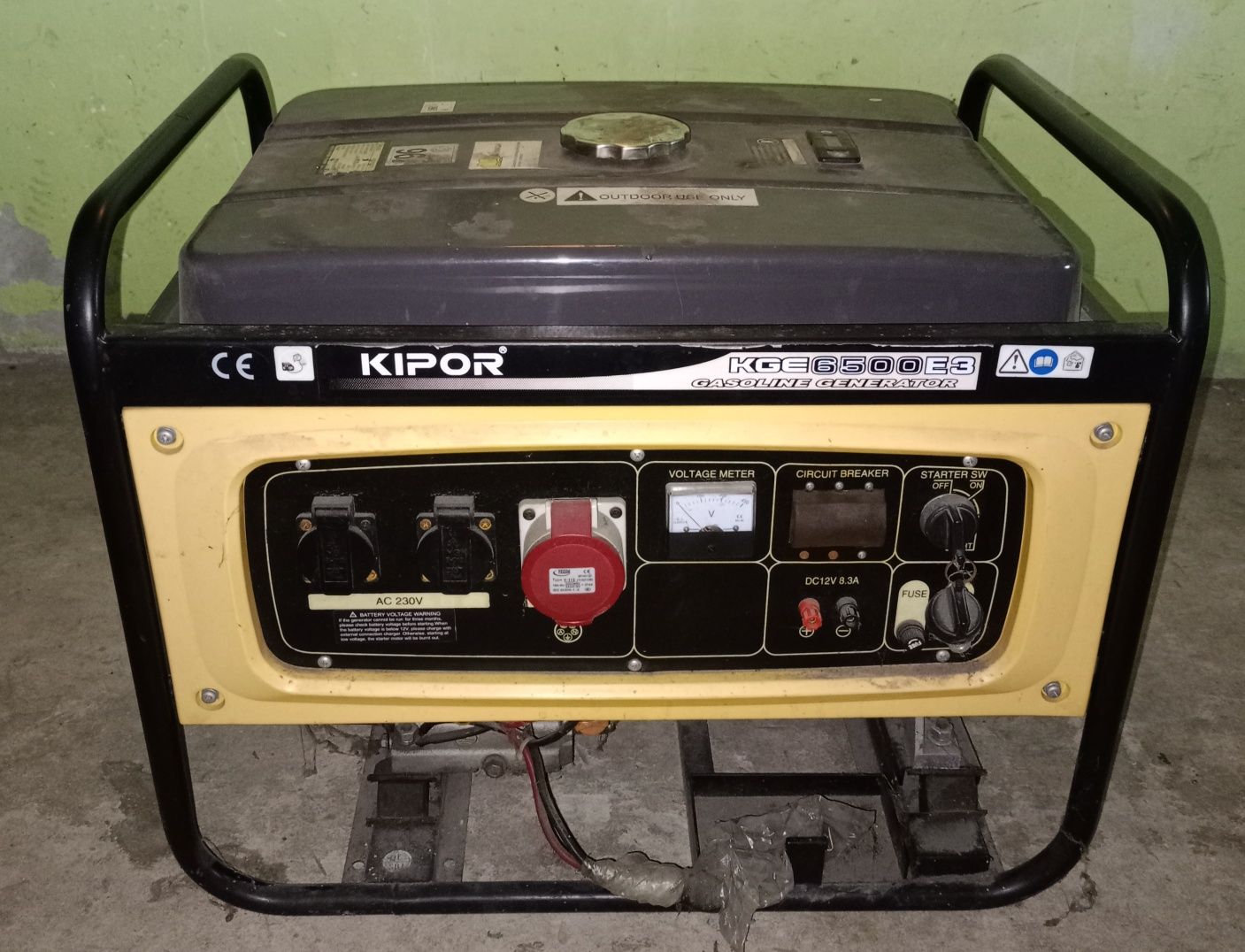 Agregat prądotwórczy Kipor KGE 6500 E3 6.2 kVA