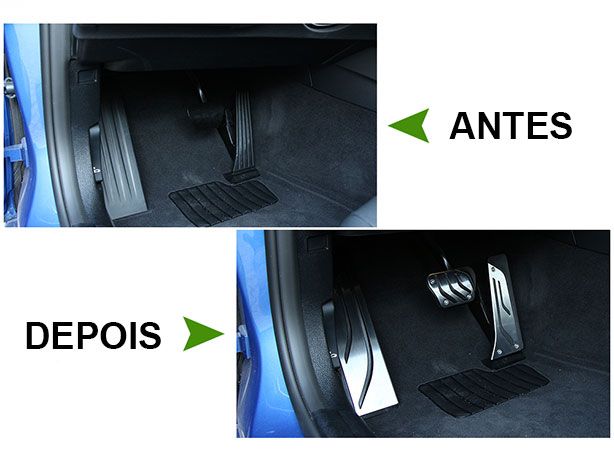 Capas Pedais + Apoio BMW F20 F30 F31 F32 F33 E60 (NOVO)