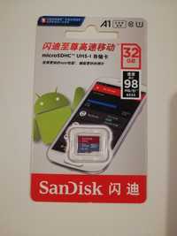 Cartão Memoria Micro SD 32GB Novo!