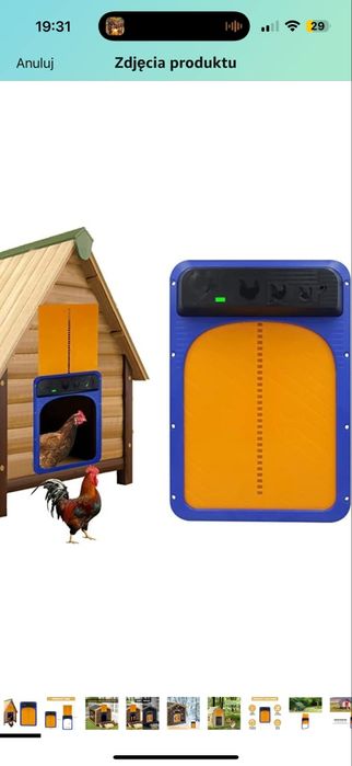 Drzwi kurnika , gołębnika