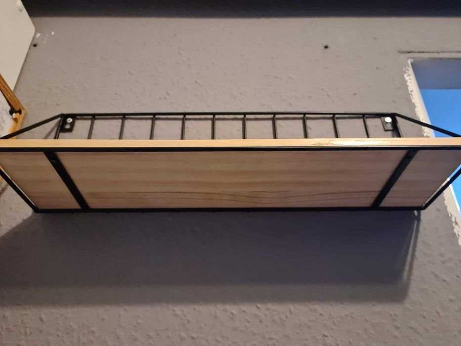 Loftowa dekoracja ścienna kwietnik dom 2 sztuki