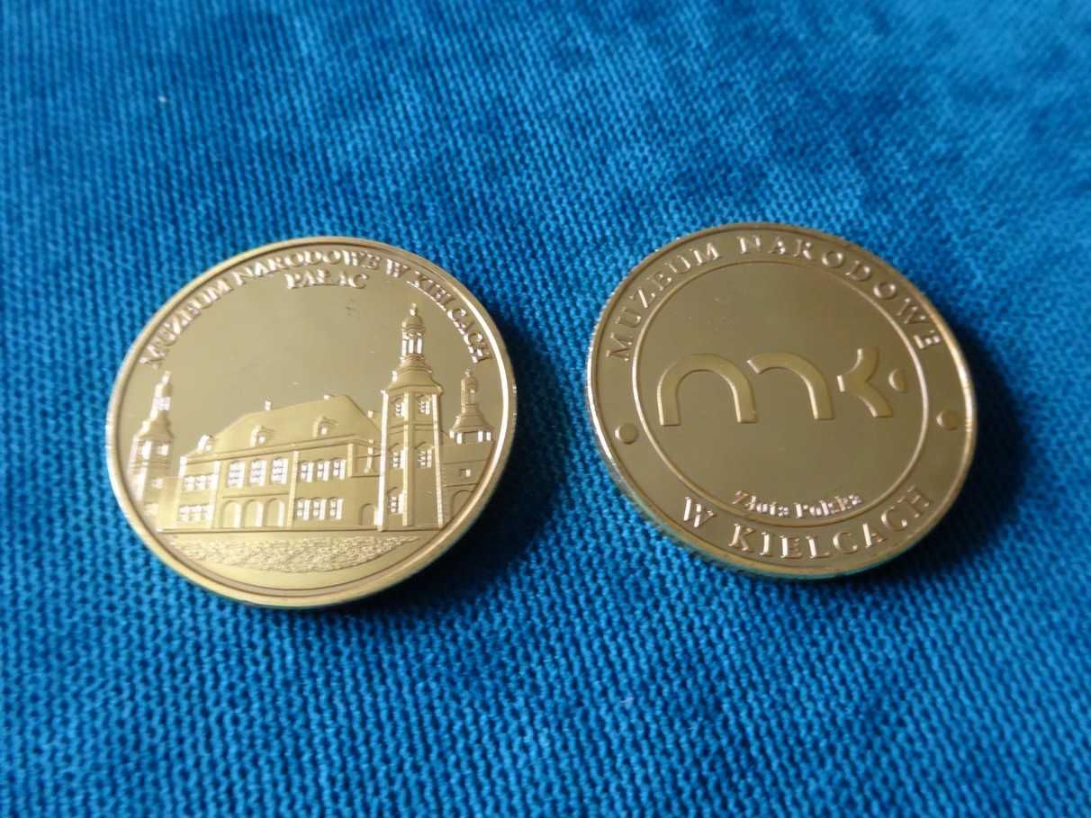 Złota Polska _KIELCE  Muzeum Narodowe medal _NOWY śr. ~31 mm