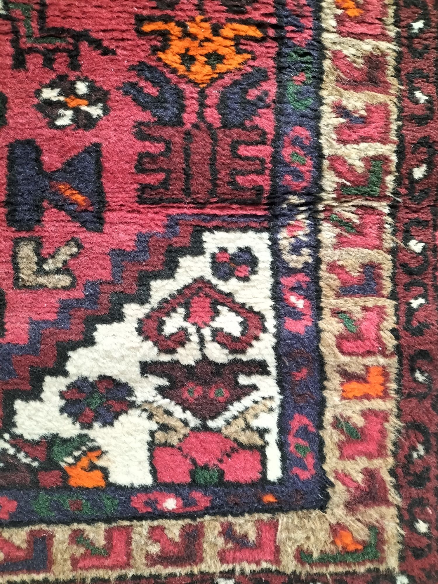 Przepiękny ręcznie tkany wełniany chodnik Hamadan 76x280cm nr 1203