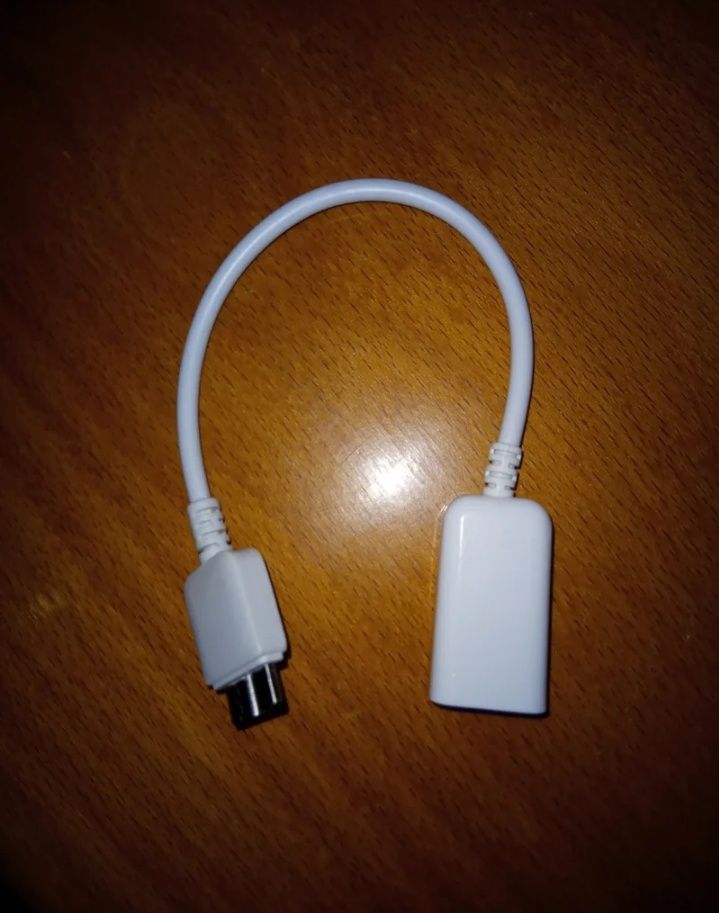 Cabo adaptador branco USB 3.0 micro B