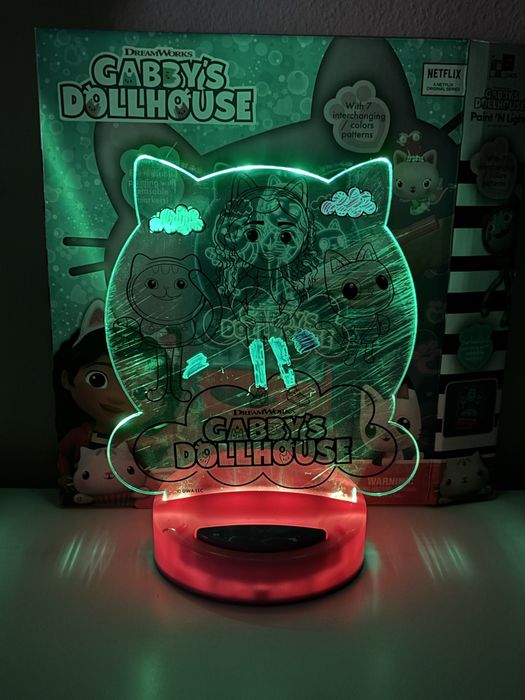 Candeeiro de Pintar Gabby’s Dollhouse