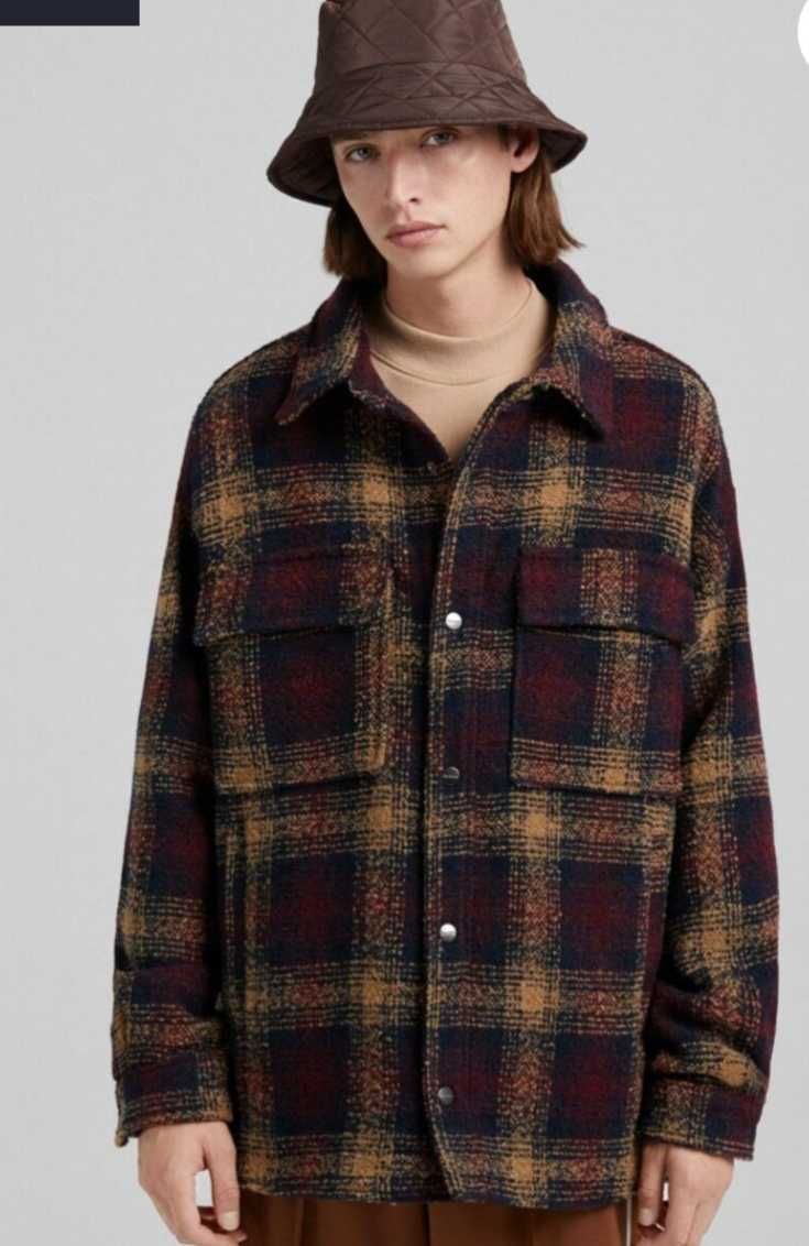 Bershka пальто рубашка
