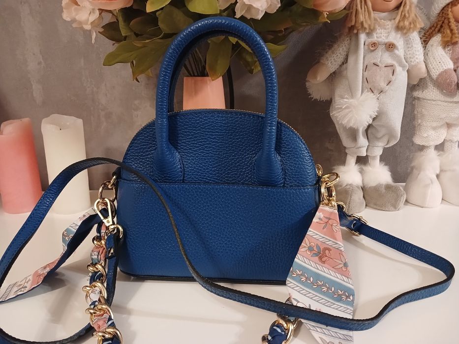 Сумочка міні шкіряна