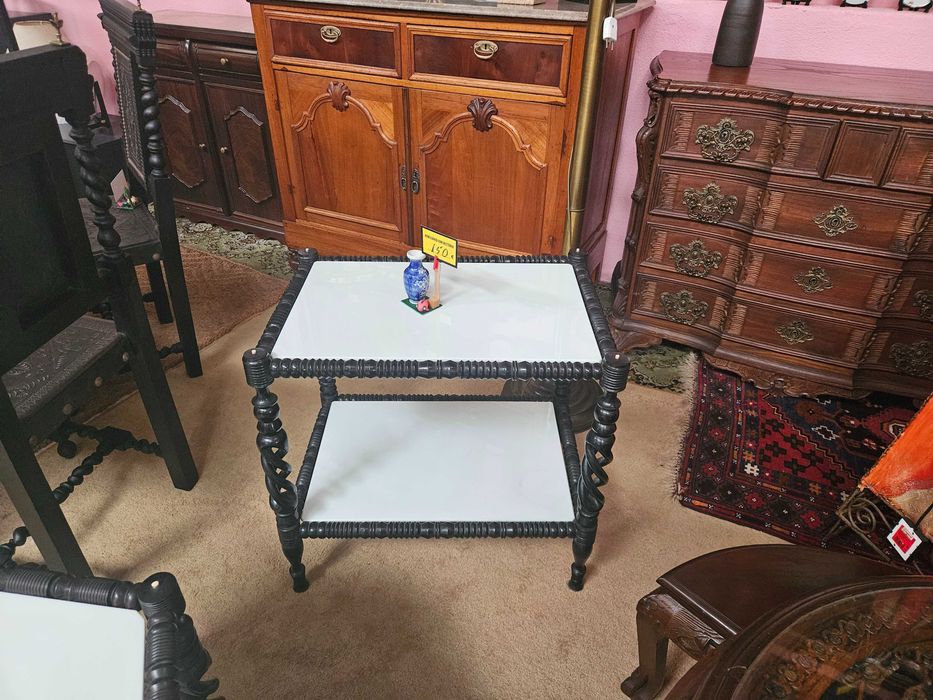 Mesa de centro antiga, retangular - Muito Bom estado g