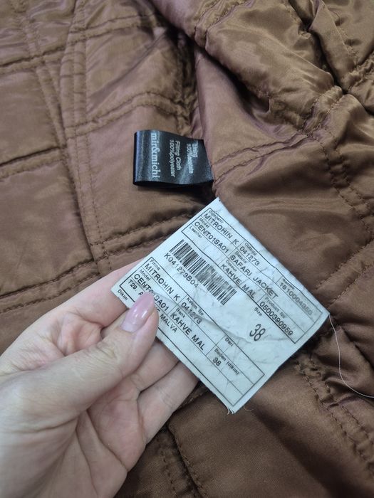 Винтажная кожаная куртка с отделкой из натурального меха