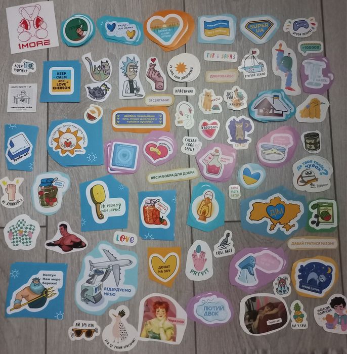 Стикеры для ноутбука (наклейки для ноута)