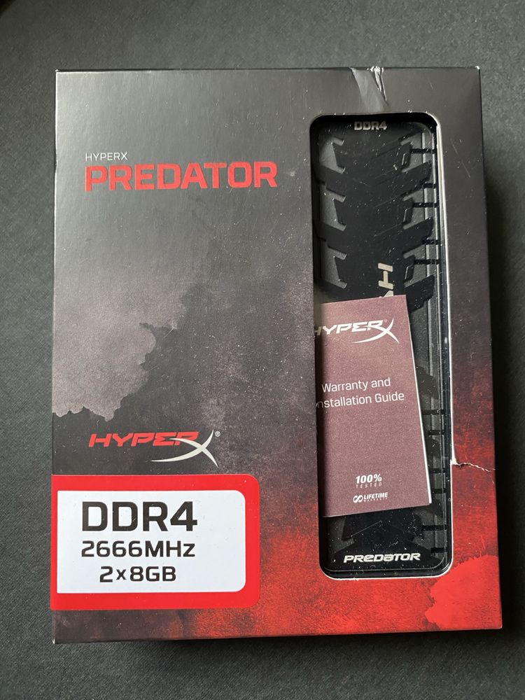 Intel i7-8700 + 16 GB DDR4 HyperX Predator CL13 – Zestaw CPU + RAM