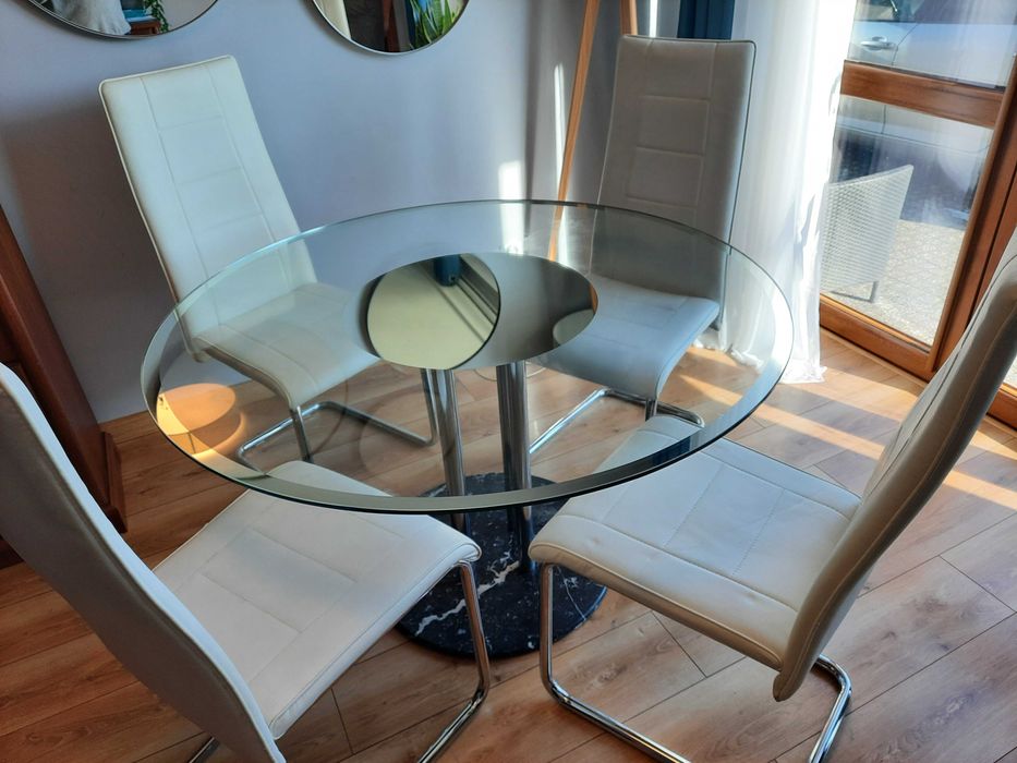 Stół do salonu,pokoju,na taras +4 krzesła