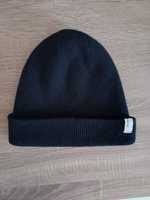 Nowa czapka Samsoe wełniana czarna