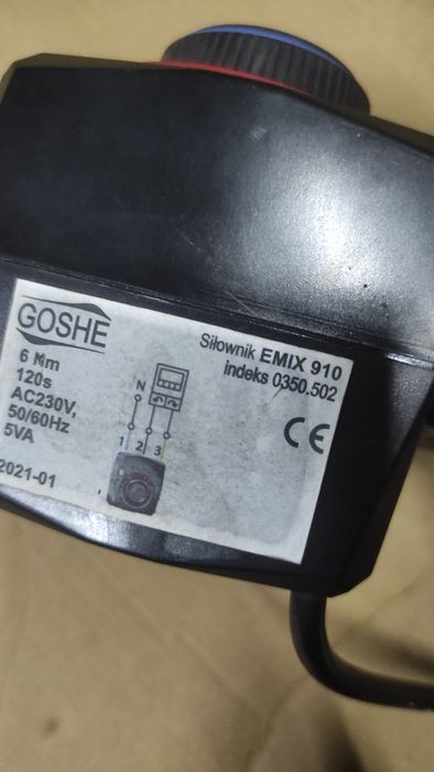 Siłowniki zaworów mieszających