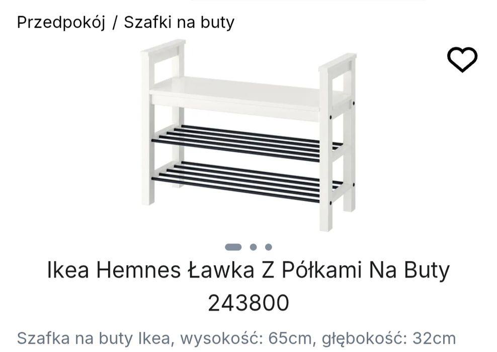 Szafka na buty/Ława na buty