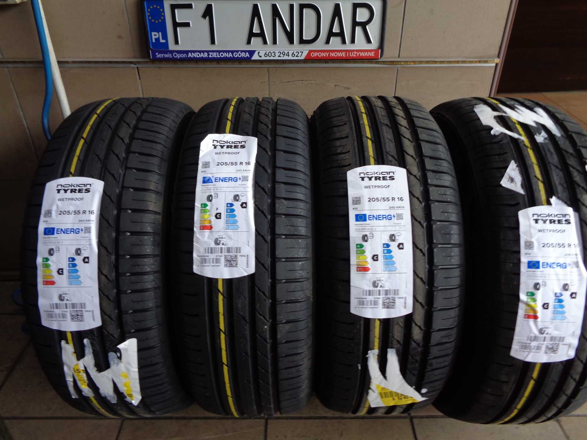 NOKIAN 205/55R16 Wetproof1 , Nowe Opony Letnie , DOBRA CENA !! ANDAR