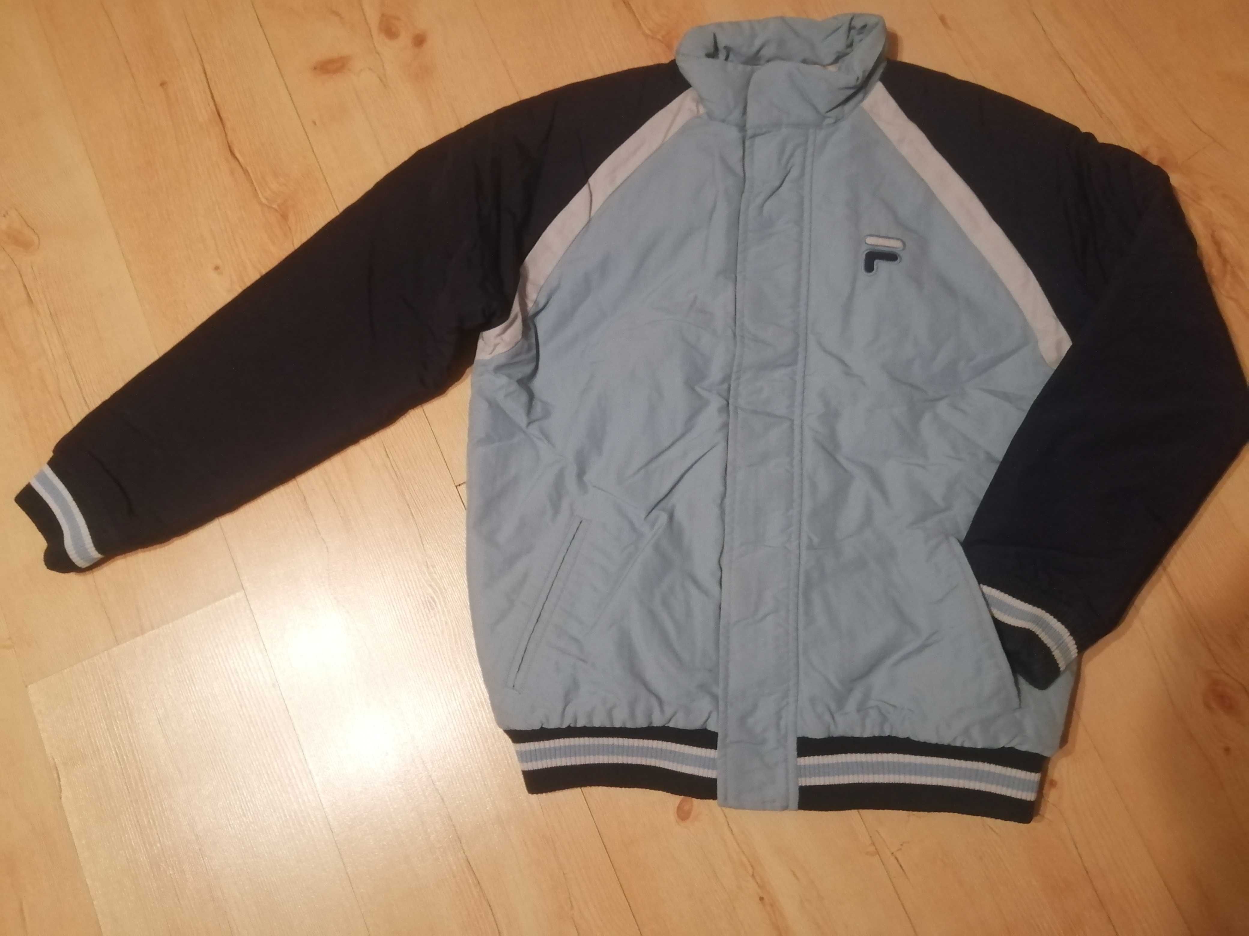 FILA-lekka kurtka sportowa chłopięca,męska "vintage" r.XS\158-164