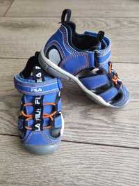 Zabudowane sandały sandałki dla chłopca na lato Fila r 22