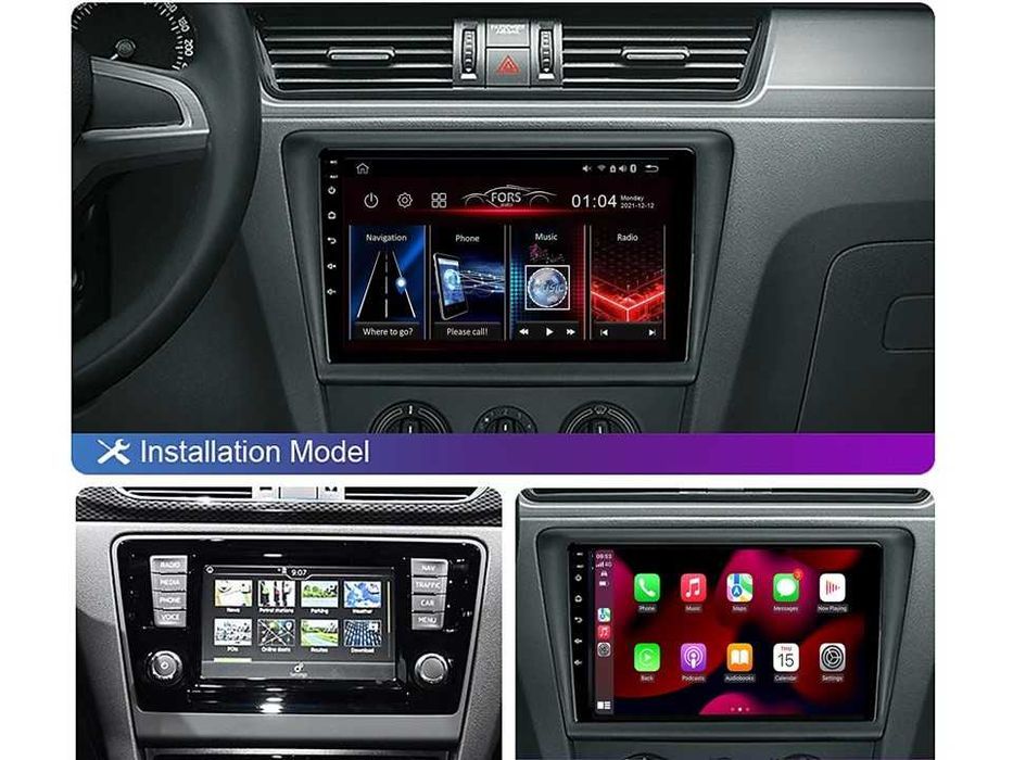Radio samochodowe Android Skoda Rapid (9") 2013.-2020