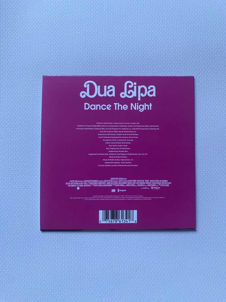 Dua Lipa - Dance The Night (Barbie movie) - single CD