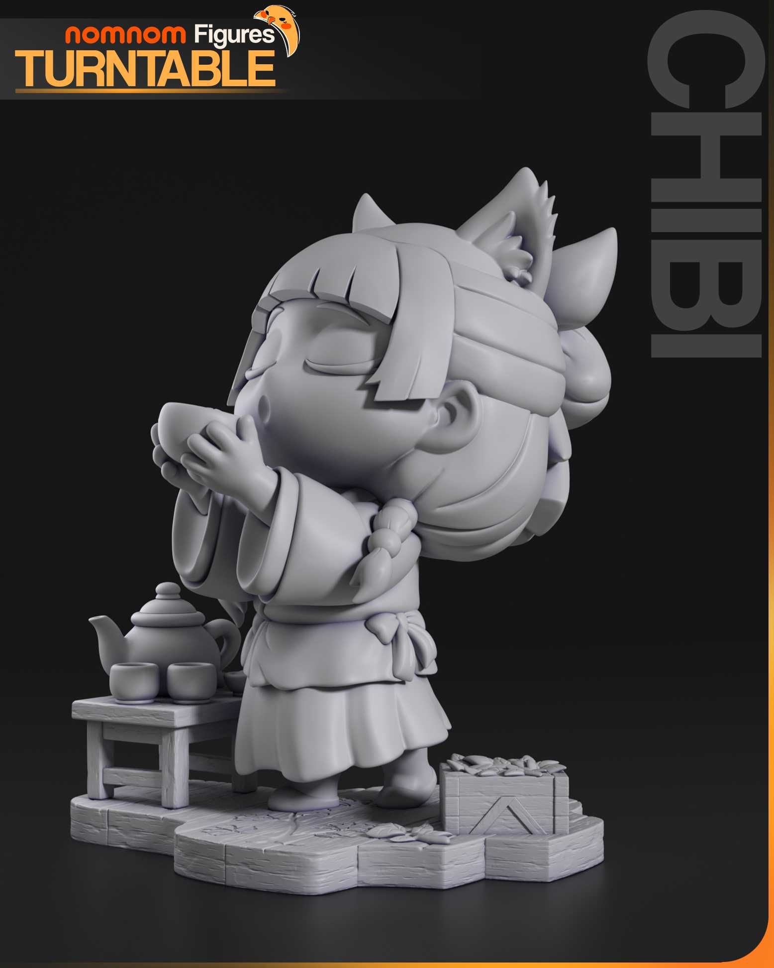 Chibi Maomao - The Apothecary Diaries - 66mm - Druk 3D Żywica Figurka