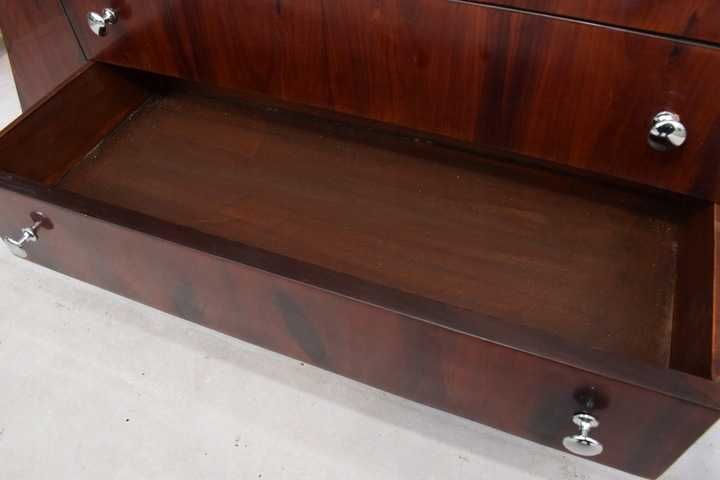 Drewniana Szafka Art Deco Regał - Szafa Kredens - Gabinet Salon 4