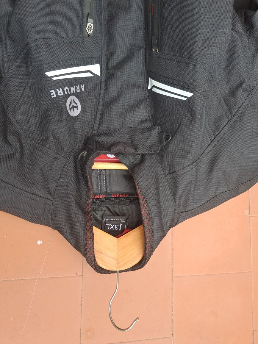 Casaco motard Armure + capacete L52 Storm