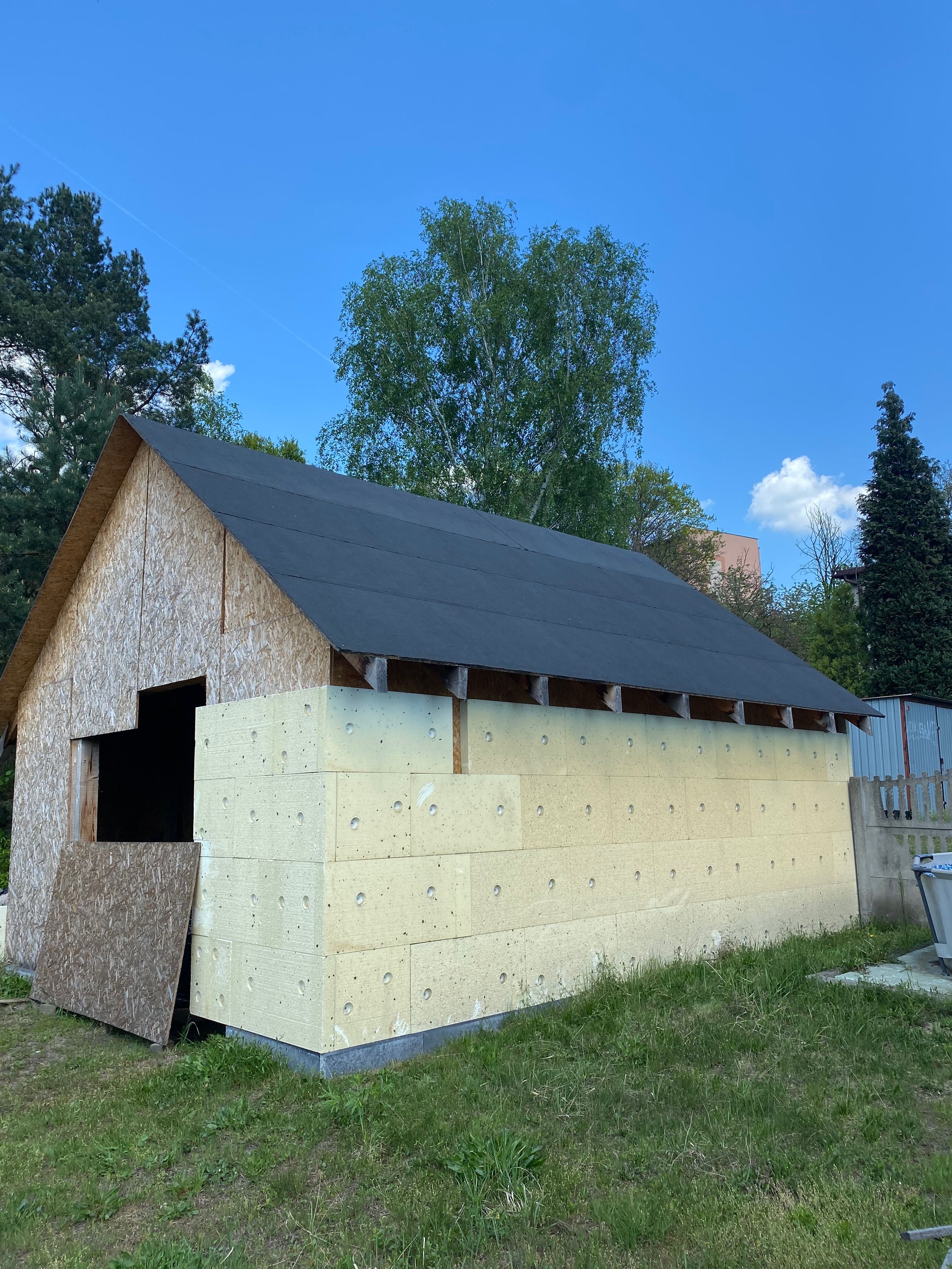 Garaż/domek z płyt OSB