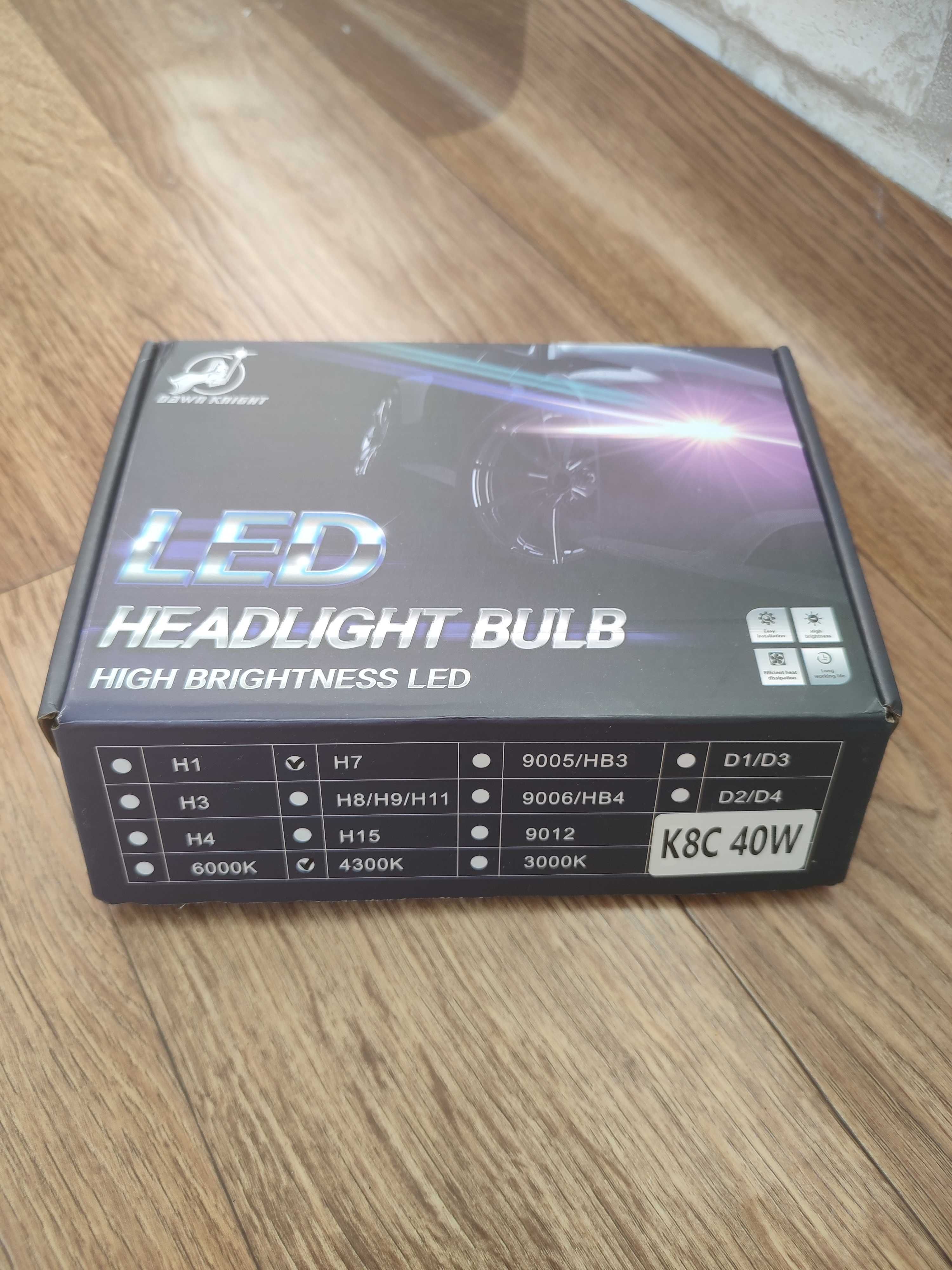 Светодиодные лампы , Led лампы H7, Dawnknight k5c - plus ,  H7 4300k