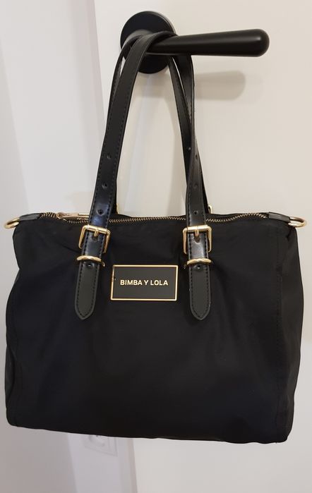 Bimba Y Lola czarna torebka z materiału