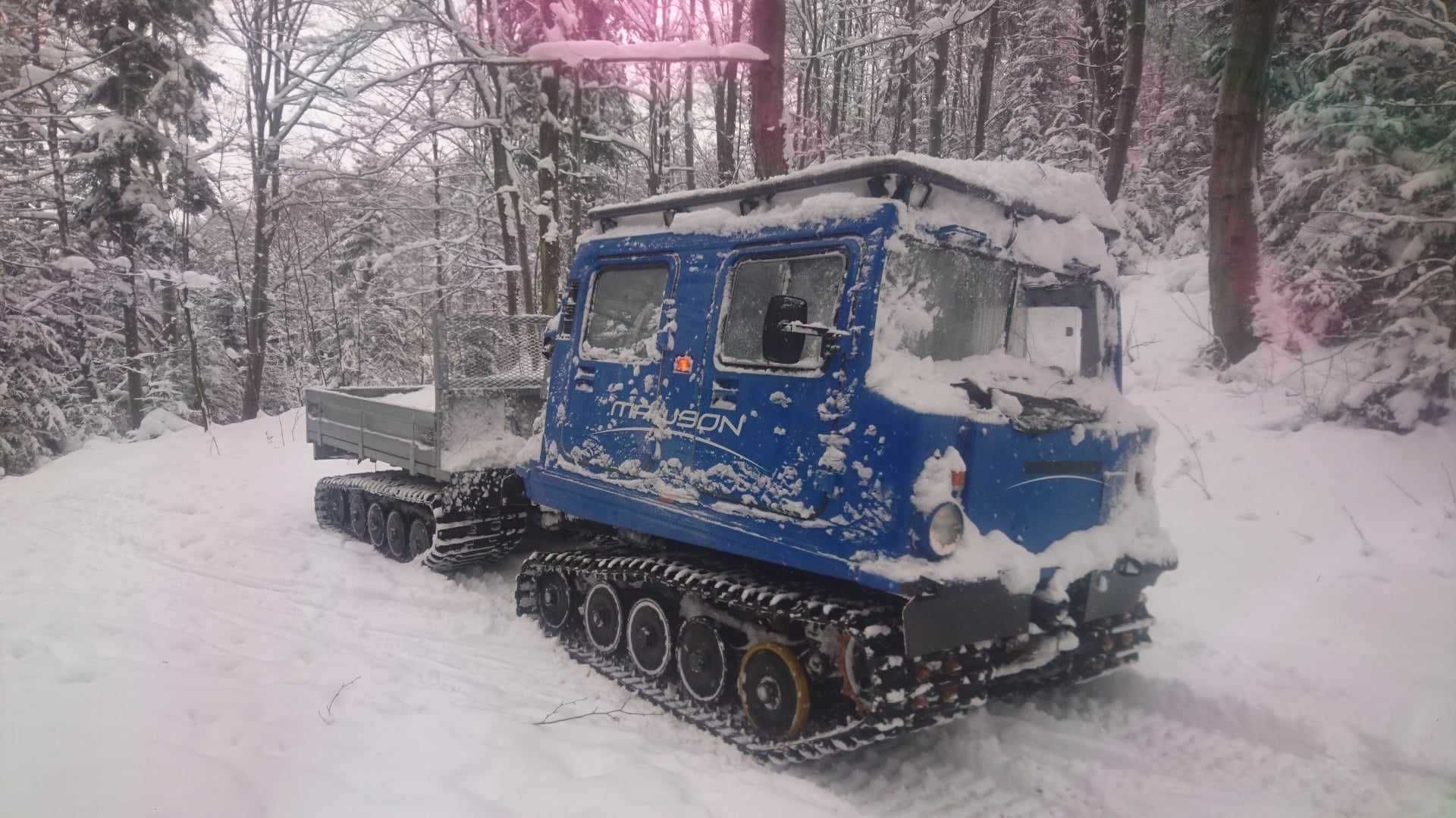 Gokart Ratrak Wozidlo Hagglund BV206 amfibia mulczer unimog