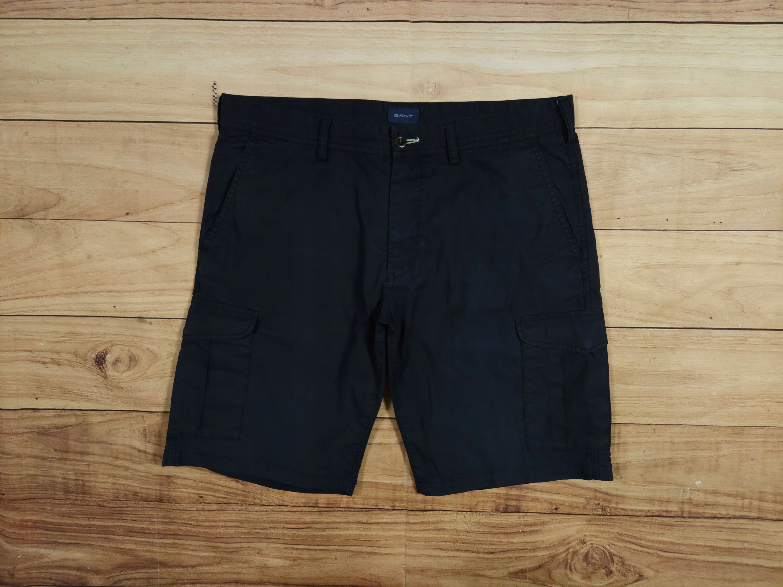 GANT Spodenki Cargo Męskie Granatowe Relaxed r. 34