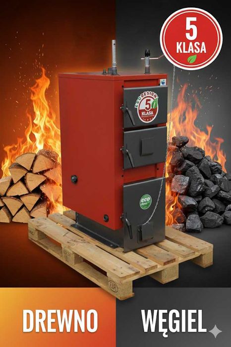 Kocioł 5 Klasa FENIKS UNI 13kW Zasypowy na drewno | PRODUCENT PLESZEW