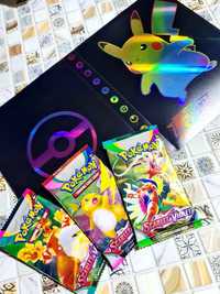 Nowy super zestaw album A5 na karty Pokemon + karty - zabawki