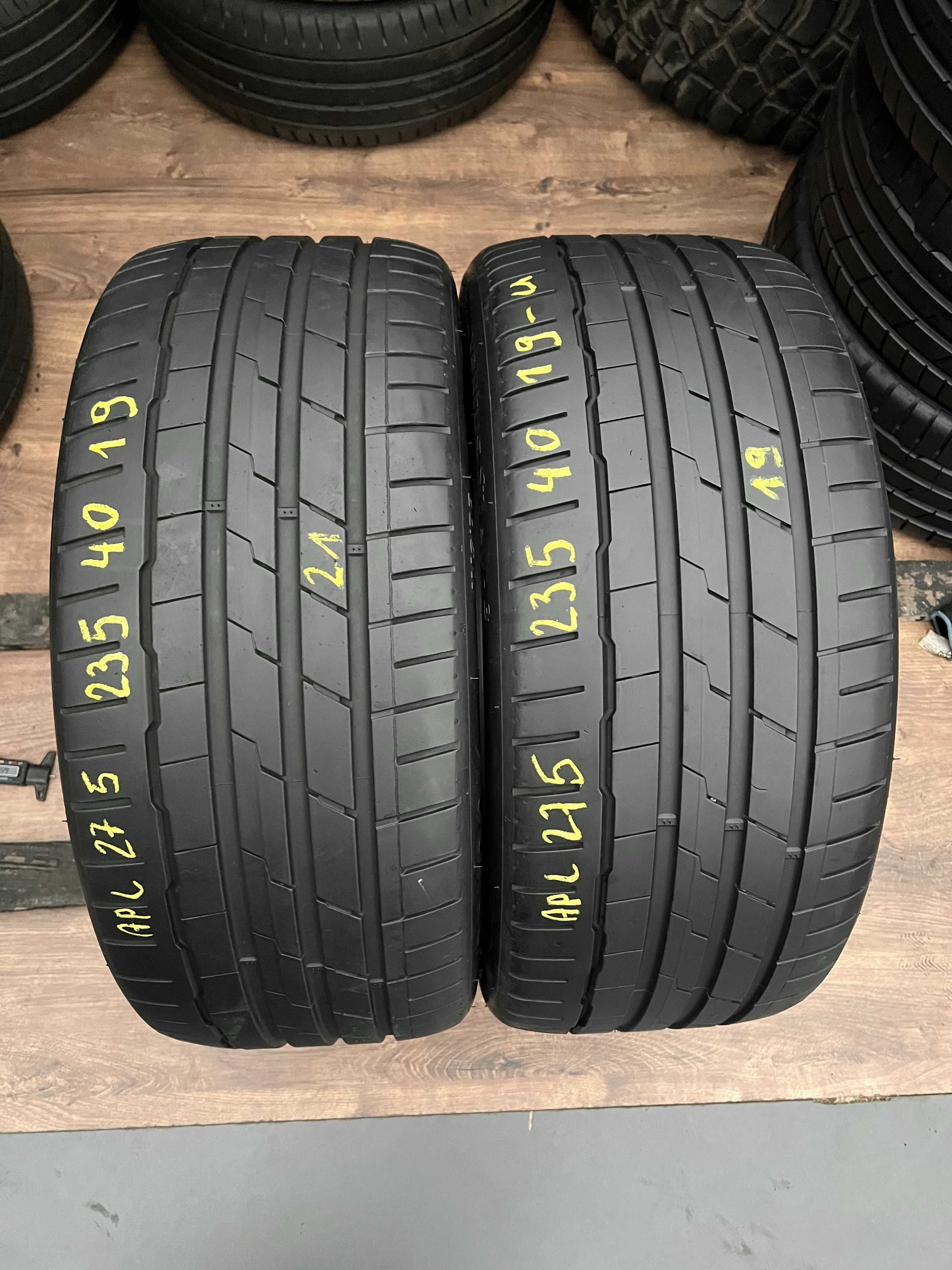 Opony letnie 235/40/R19 Hankook Ventus S1 evo3 - 2 sztuki