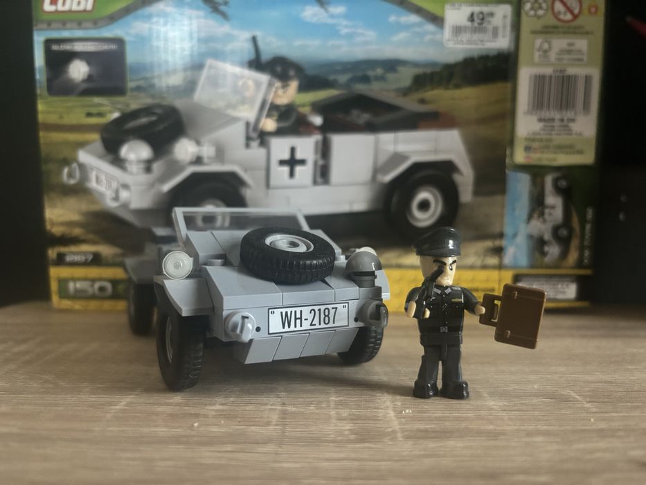 Samochód klocki cobi 2 wojna światowa kubelwagen