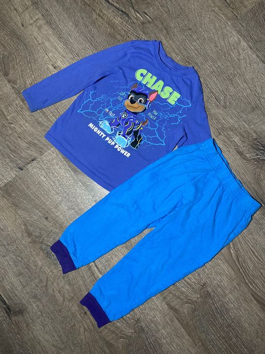 Щенячий патруль синя бавовняна піжама хлопчику 3-4роки комплект